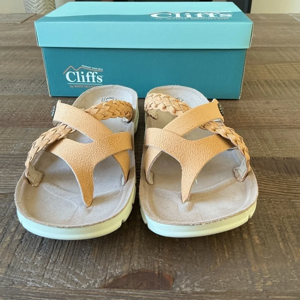 Cliffs by White Mountain Women's Bongo Slide Sandal Sz 9.5 - Picture 1 of 6